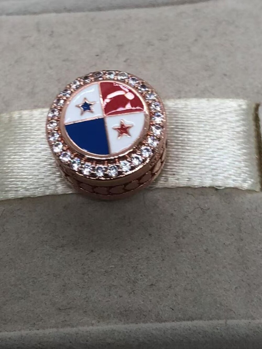 ✨🔥Pandora Panama Flag Exclusive bead Charm